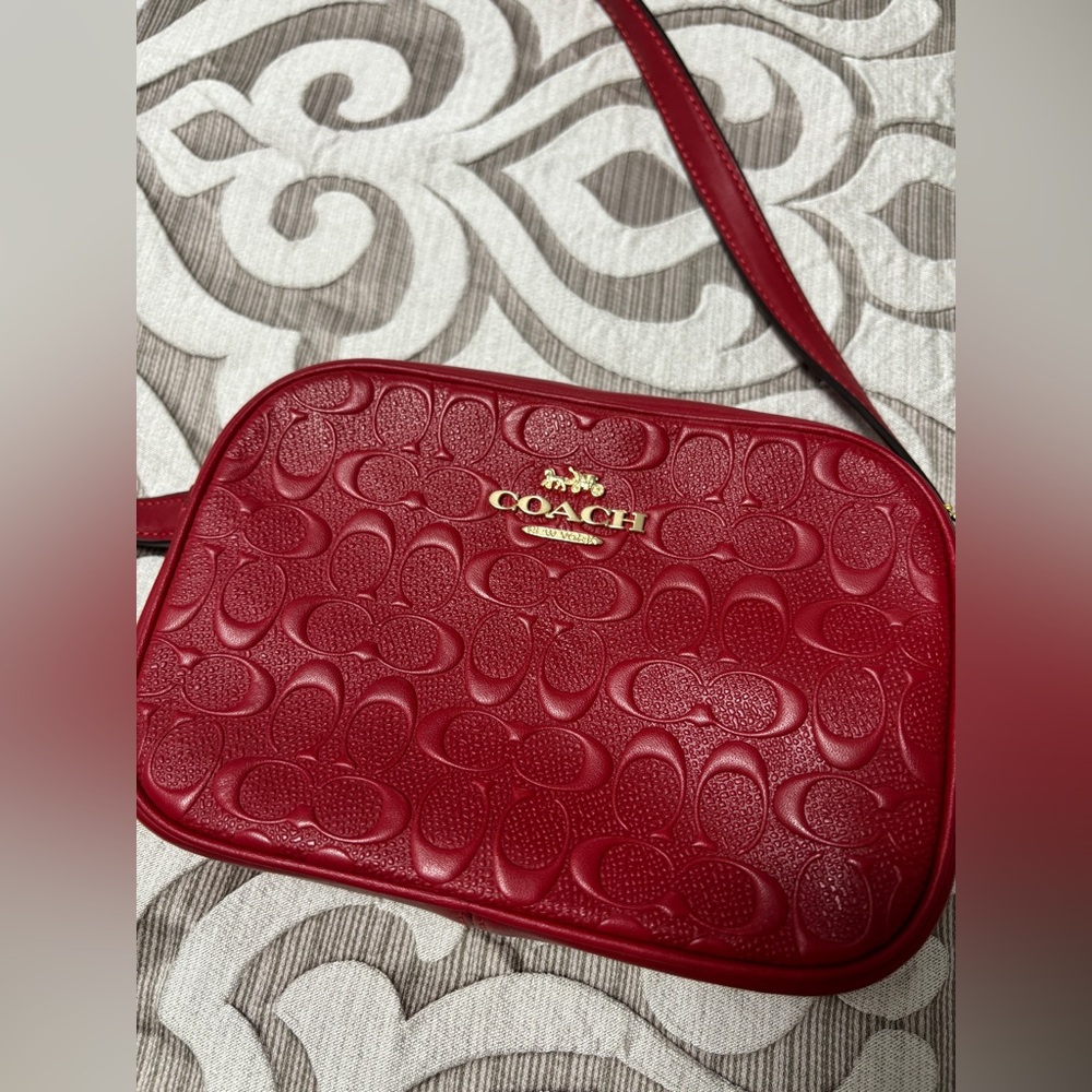 Coach Mini Jamie Camera Bag in Red